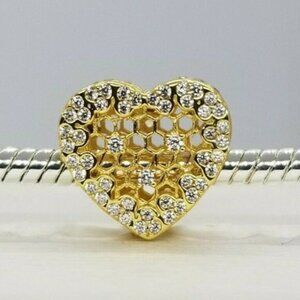 Pandora Honeycomb Lace Charm